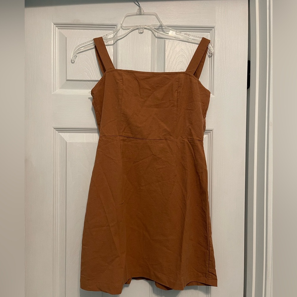 Pacsun Kendall and Kylie Mini Dress, Size XS, Light Brown, NEVER WORN WITH TAGS
